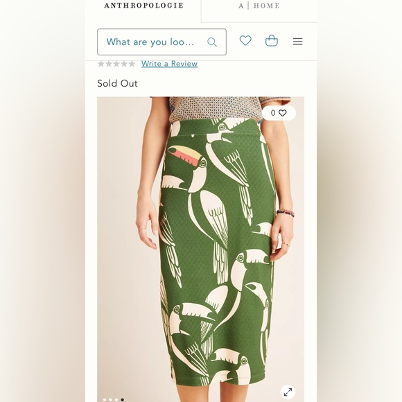 Farm Rio Toucans Pencil Skirt - Picture 6 of 6